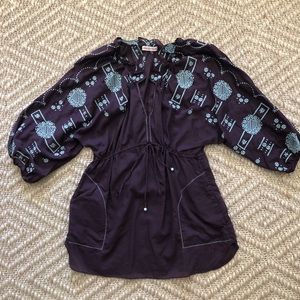 Rebecca Taylor Embroidered Blouse